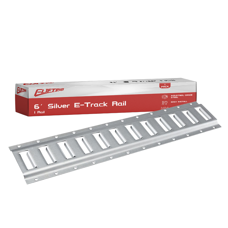 1 แพ็ค Galvanized E Rail Track Tie-Down Rail